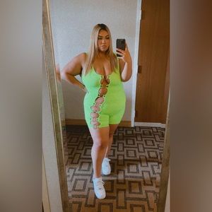 Neon Yellow Romper